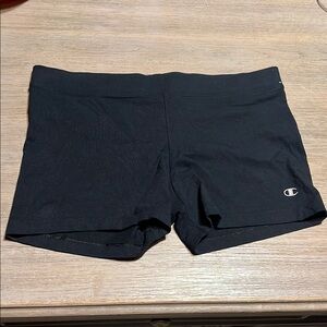 Champion Black Spandex Shorts
